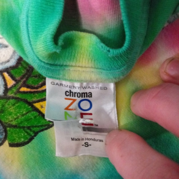 2010 Jack Johnson Fringe Cut Tie Dye szSmall - Picture 3 of 3